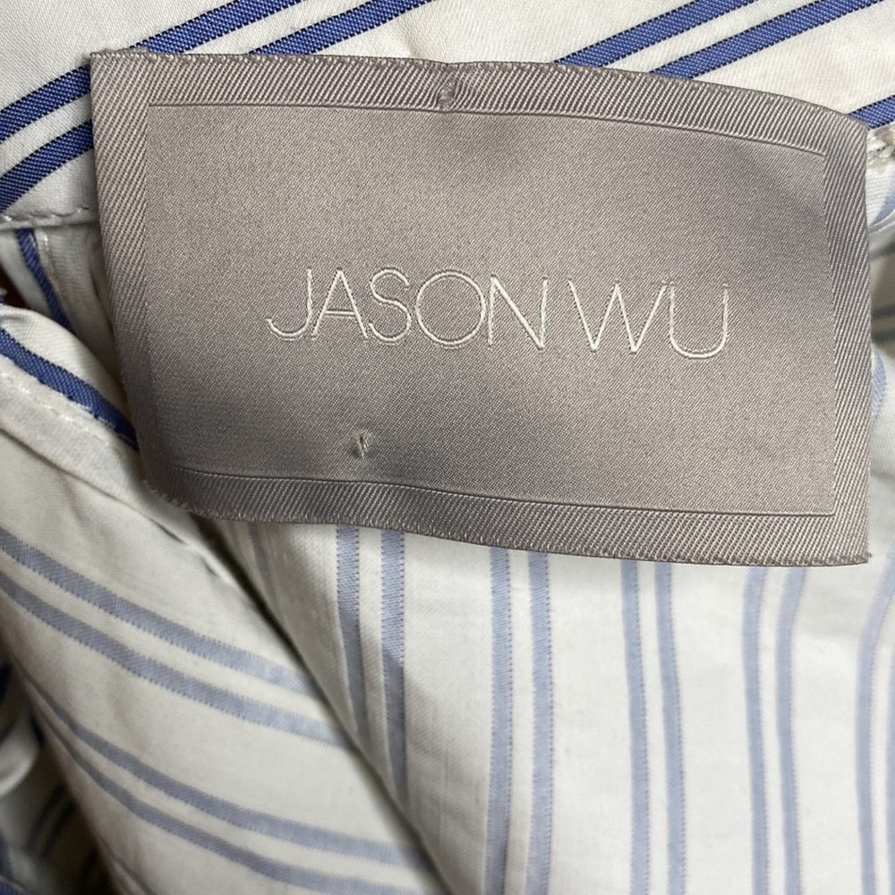 Jason Wu Striped Button Down Top - image 4